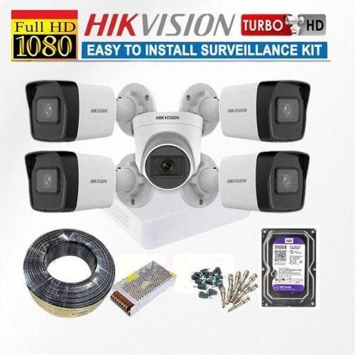 Hikvision 5 Full HD 2MP CCTV Cameras